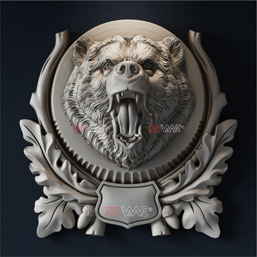 BEAR 3D STL - 3DWave.us